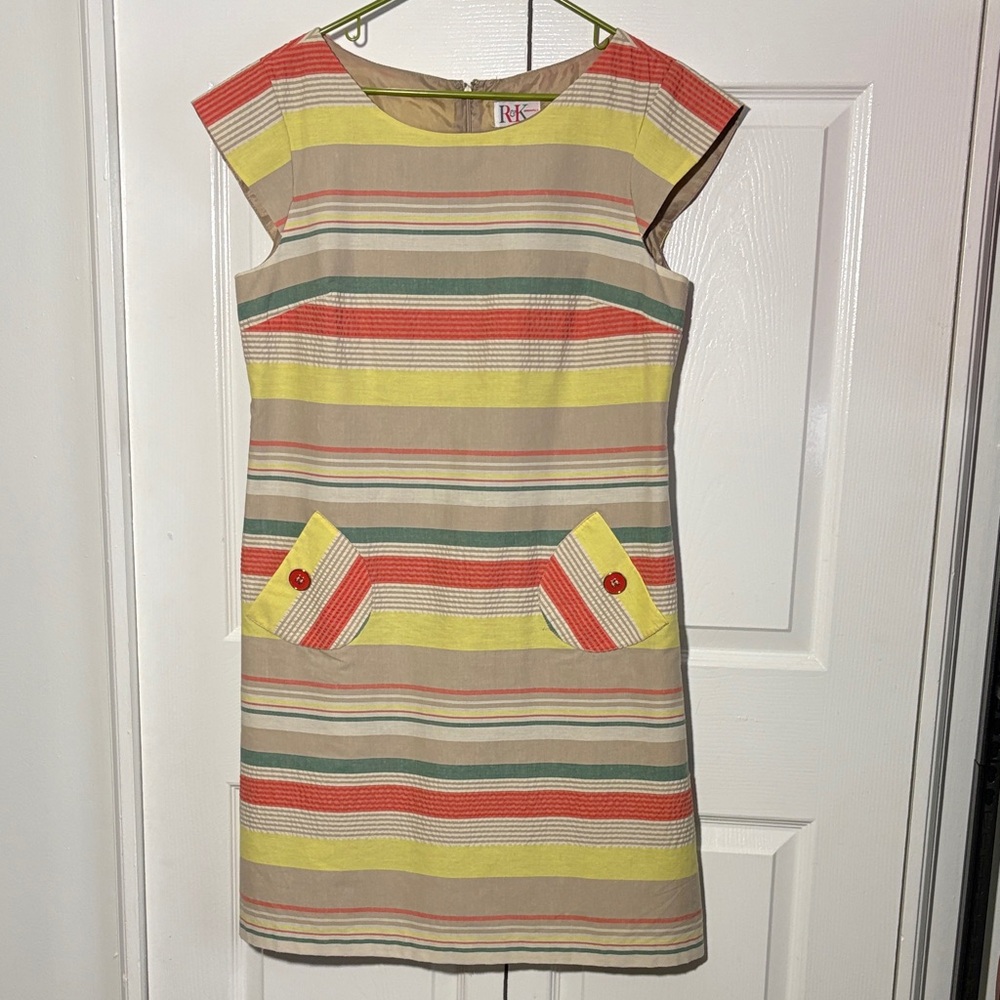 R&K shift dress. Size 14. Runs small see measurements
